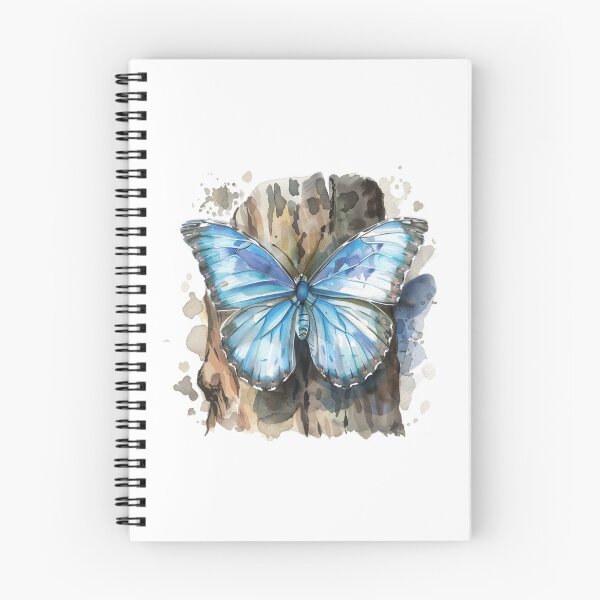Item preview, Blue Butterfly | Elegant Nature Aesthetic Art designed and sold by Mandayartstudio.