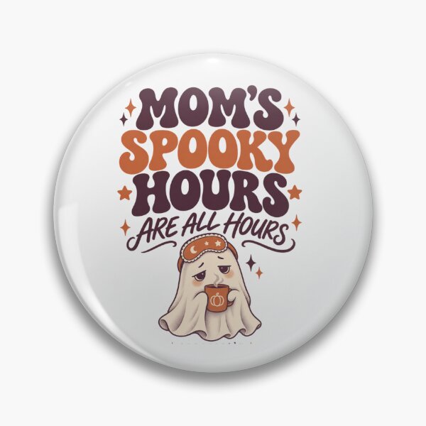 Item preview, Mom’s Spooky Hours Are All Hours Cute Halloween Mom Shirt designed and sold by PhylonBoxx.