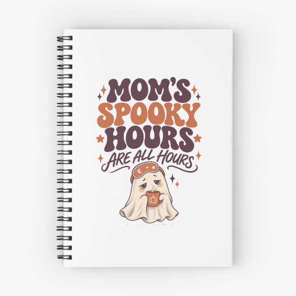 Item preview, Mom’s Spooky Hours Are All Hours Cute Halloween Mom Shirt designed and sold by PhylonBoxx.