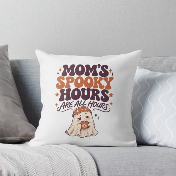Item preview, Mom’s Spooky Hours Are All Hours Cute Halloween Mom Shirt designed and sold by PhylonBoxx.