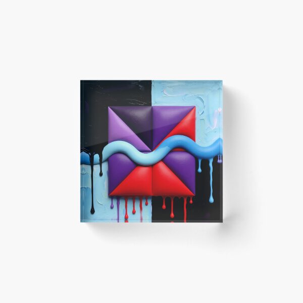 Item preview, currents of contrast C colorful geometric abstract design designed and sold by SmashingDeals.