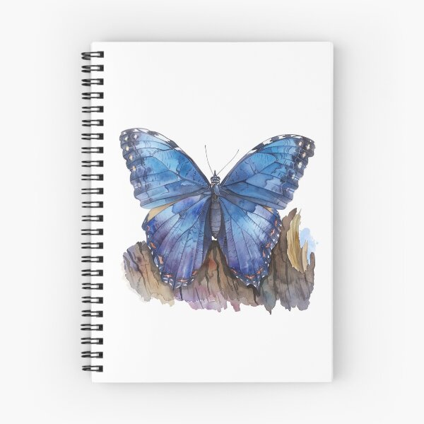 Item preview, Blue Butterfly | Elegant Nature Aesthetic Art designed and sold by Mandayartstudio.