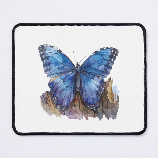 Item preview, Blue Butterfly | Elegant Nature Aesthetic Art designed and sold by Mandayartstudio.