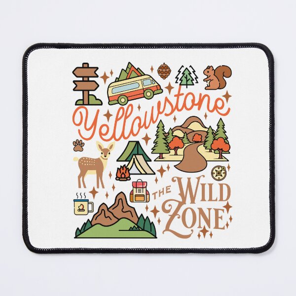 Item preview, Yellowstone National State Park Classic T-shirt Sticker designed and sold by ThinkNature!.