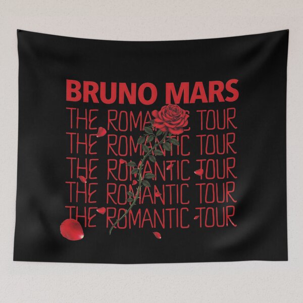 Item preview, Bruno-Mars the Romantic Tour Vintage design designed and sold by LiuTiuuu.