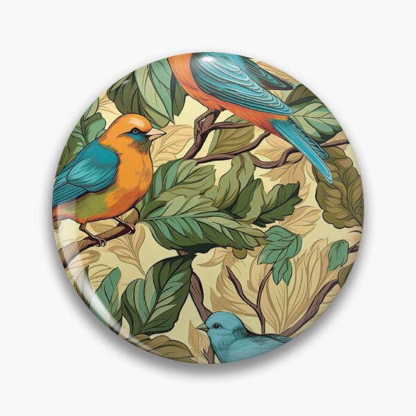 Item preview, Vintage Bird Engraving: Antique Botanical Ornithology Hatching Silhouette and Wild Birds Fan Art Poster designed and sold by benja-08.