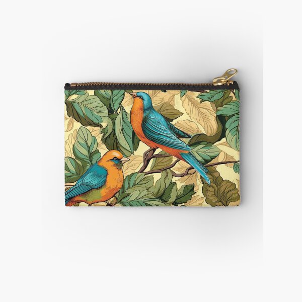 Item preview, Vintage Bird Engraving: Antique Botanical Ornithology Hatching Silhouette and Wild Birds Fan Art Poster designed and sold by benja-08.