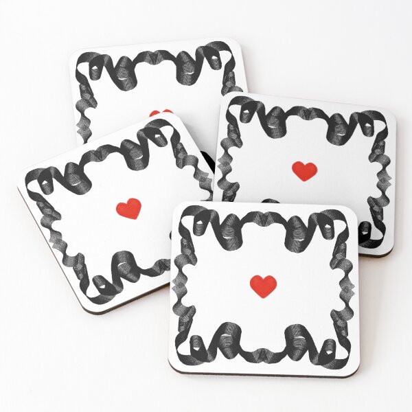 Item preview, Hearts and ribbons designed and sold by Comfy Crafts.