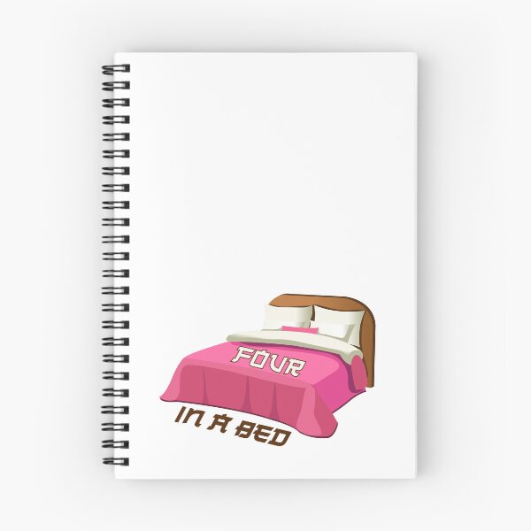 Item preview, Four In A Bed (on White) designed and sold by PawsitiveMum3.