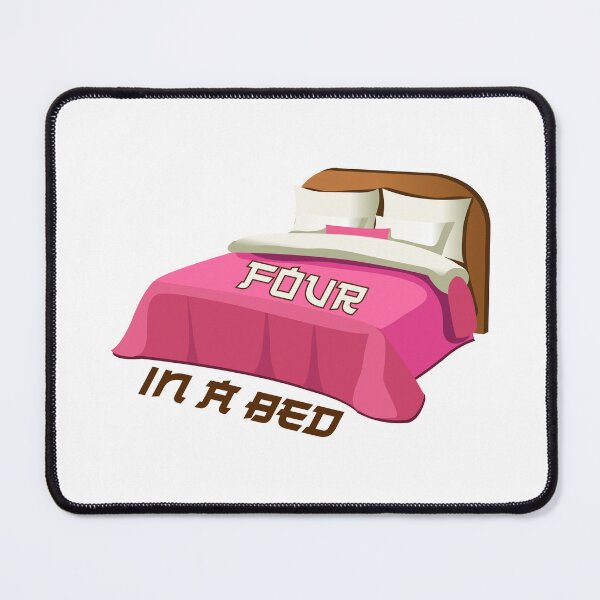 Item preview, Four In A Bed (on White) designed and sold by PawsitiveMum3.