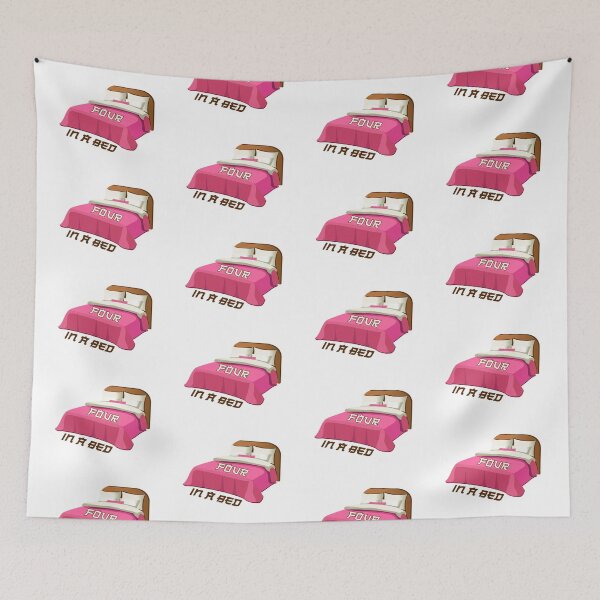 Item preview, Four In A Bed (on White) designed and sold by PawsitiveMum3.