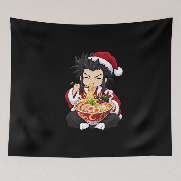 Item preview, Tahomaru Dororo Christmas Ramen Chopsticks Eating designed and sold by SolenneAzur.