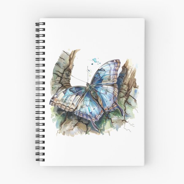 Item preview, Blue Butterfly | Elegant Nature Aesthetic Art designed and sold by Mandayartstudio.