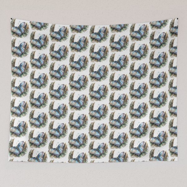 Item preview, Blue Butterfly | Elegant Nature Aesthetic Art designed and sold by Mandayartstudio.