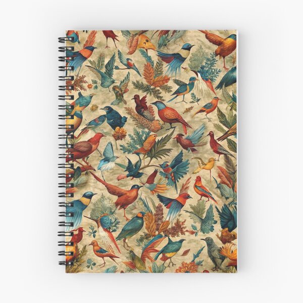 Item preview, Vintage Bird Engraving: Antique Botanical Ornithology Hatching Silhouette and Wild Birds Fan Art Poster designed and sold by benja-08.
