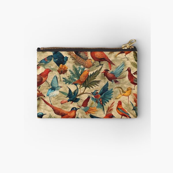 Item preview, Vintage Bird Engraving: Antique Botanical Ornithology Hatching Silhouette and Wild Birds Fan Art Poster designed and sold by benja-08.