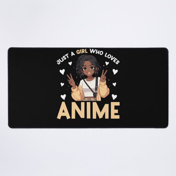 Item preview, Just A Girl Who Loves Anime Merch African American Afro designed and sold by alice12S56.