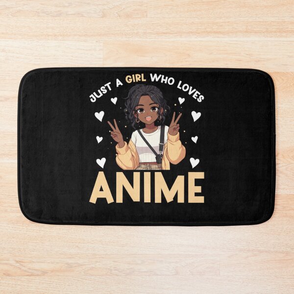 Item preview, Just A Girl Who Loves Anime Merch African American Afro designed and sold by alice12S56.