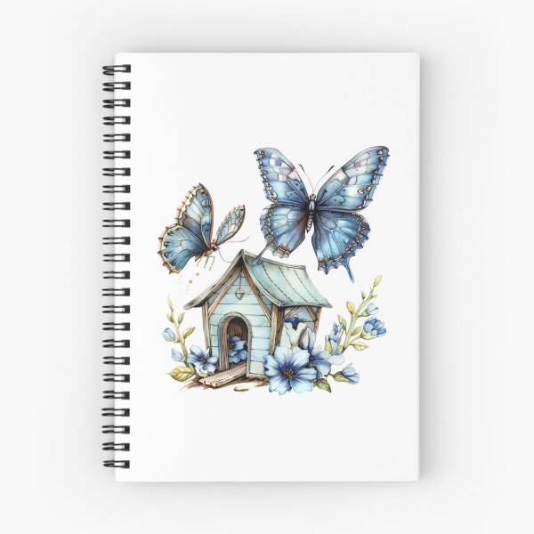 Item preview, Blue Butterfly | Elegant Nature Aesthetic Art designed and sold by Mandayartstudio.