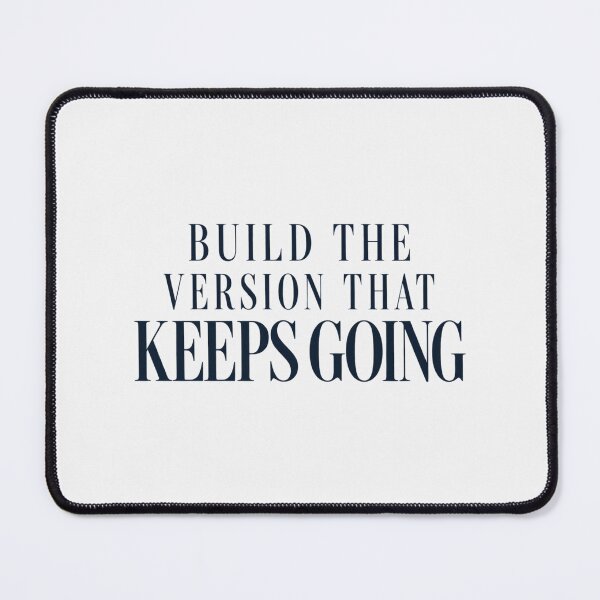 Item preview, Build The Version That Keeps Going Minimal Fitness Tee designed and sold by PhylonBoxx.