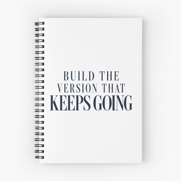 Item preview, Build The Version That Keeps Going Minimal Fitness Tee designed and sold by PhylonBoxx.