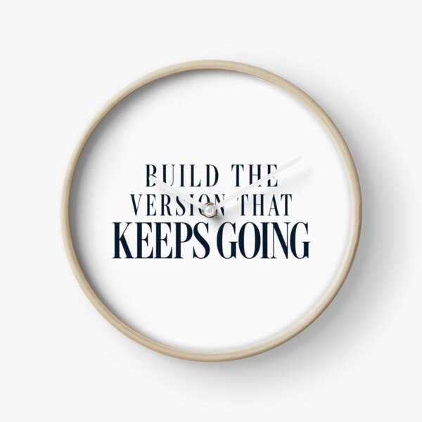 Item preview, Build The Version That Keeps Going Minimal Fitness Tee designed and sold by PhylonBoxx.