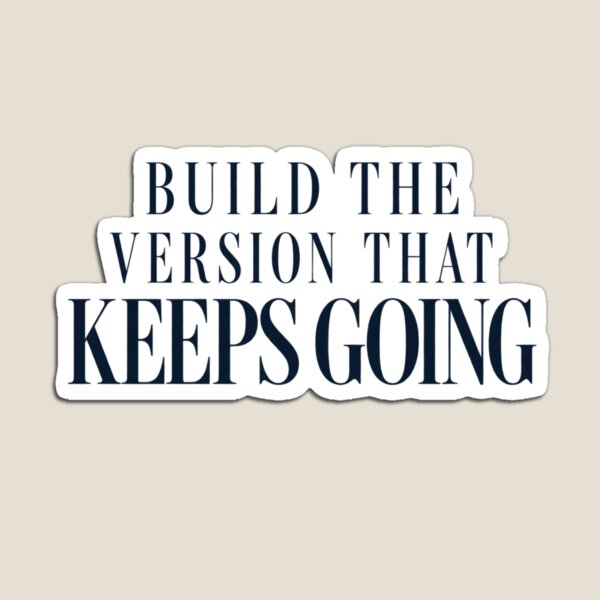 Item preview, Build The Version That Keeps Going Minimal Fitness Tee designed and sold by PhylonBoxx.