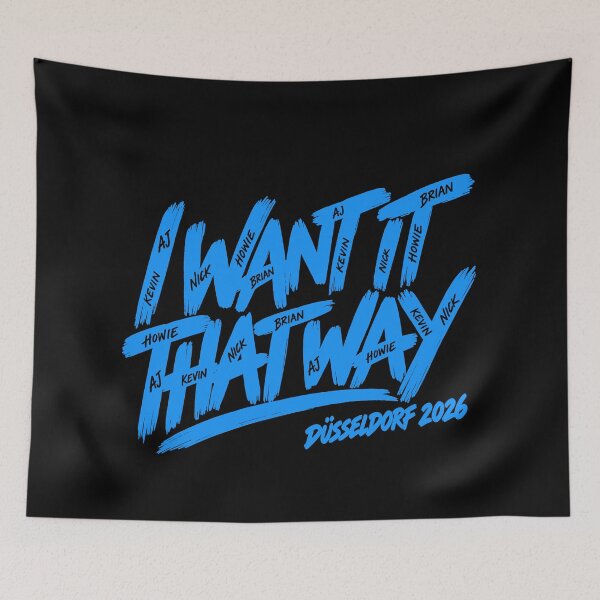 Item preview, I Want It That Way | Düsseldorf 2026 Concert designed and sold by LiuTiuuu.