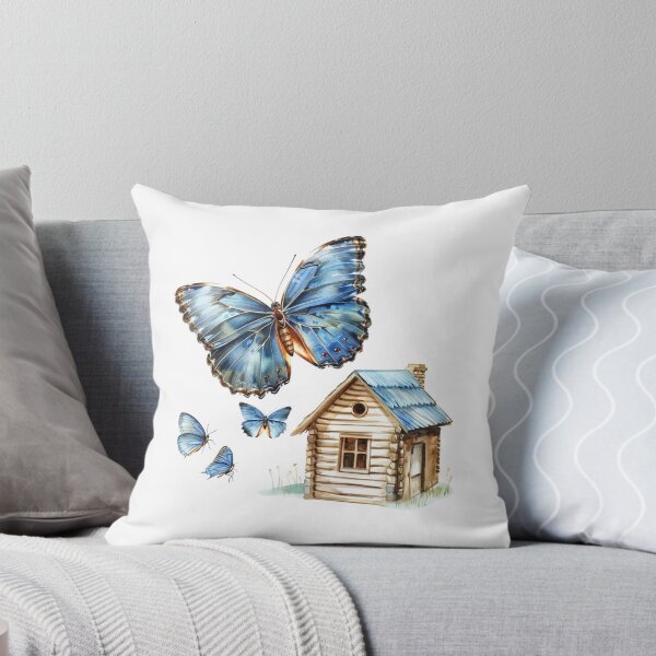 Item preview, Blue Butterfly | Elegant Nature Aesthetic Art designed and sold by Mandayartstudio.