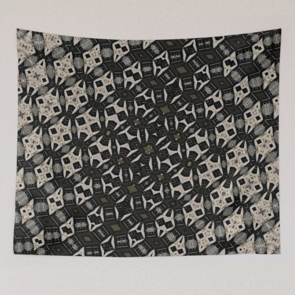 Item preview, Shamanic Masks Pattern designed and sold by Shy Fractal Designs.