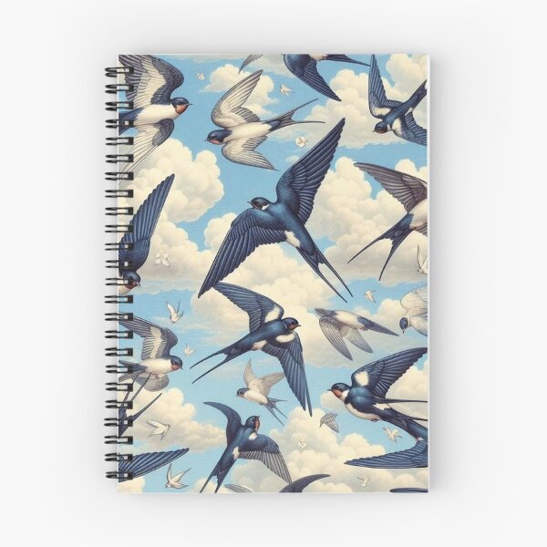 Item preview, Vintage Bird Engraving: Antique Botanical Ornithology Hatching Silhouette and Wild Birds Fan Art Poster designed and sold by benja-08.