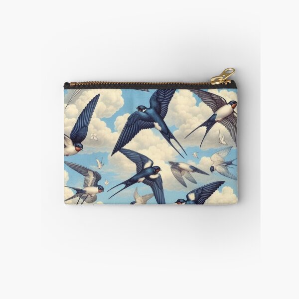 Item preview, Vintage Bird Engraving: Antique Botanical Ornithology Hatching Silhouette and Wild Birds Fan Art Poster designed and sold by benja-08.