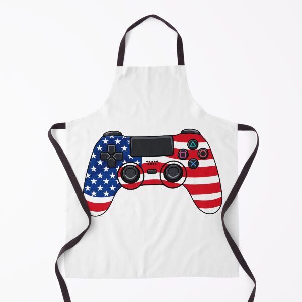 Artikelvorschau, Gamecontroller mit amerikanischer Flagge | Patriotischer Gamer entworfen und verkauft von Marshallamoakohene.