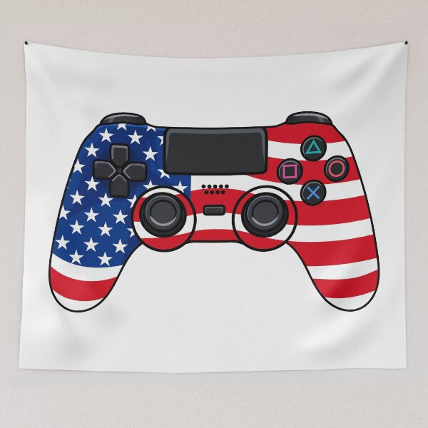 Item preview, American Flag Game Controller | Patriotic Gamer designed and sold by Marshallamoakohene.