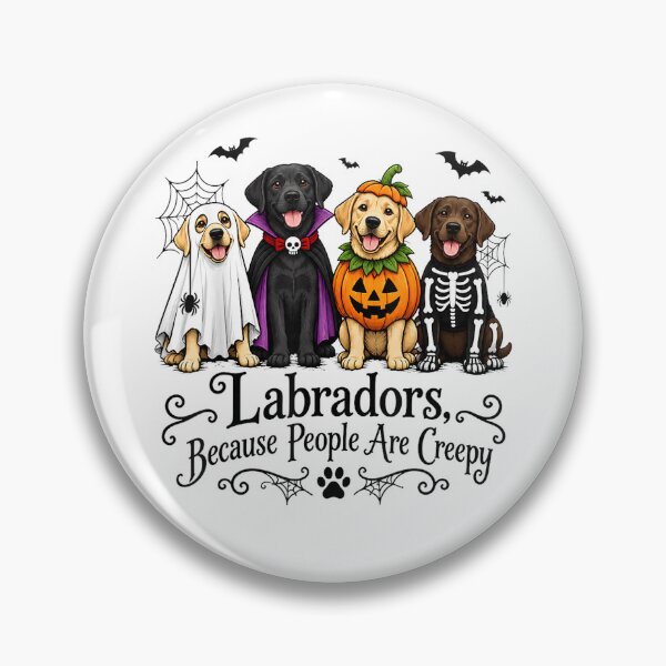 Item preview, Labradors Because People are Creepy Halloween Dogs Costume designed and sold by alice12S56.