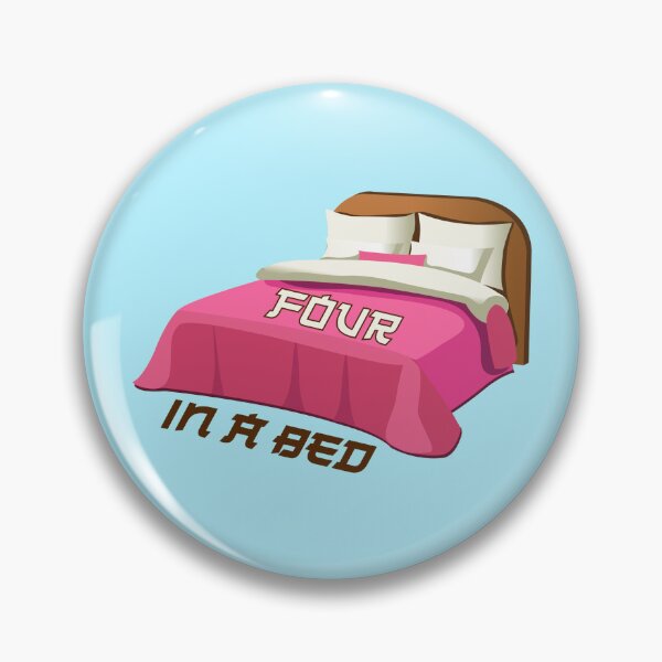 Artikelvorschau, Four In A Bed (on Aqua) entworfen und verkauft von PawsitiveMum3.