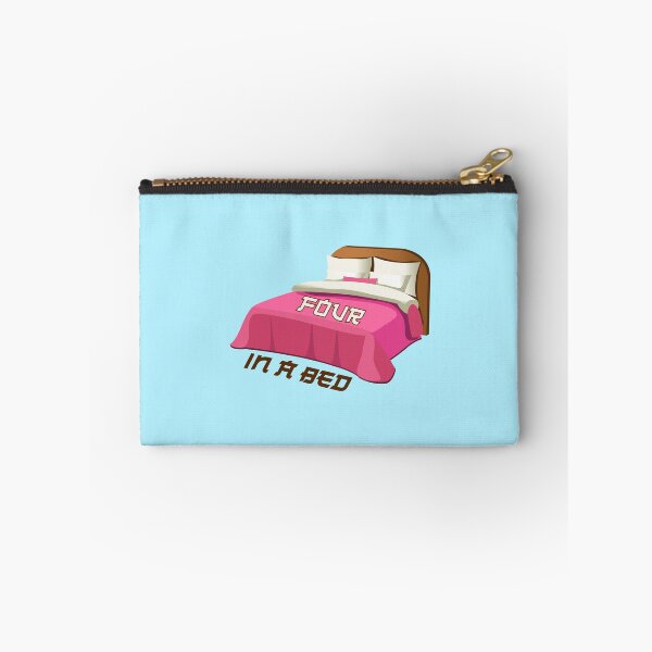 Item preview, Four In A Bed (on Aqua) designed and sold by PawsitiveMum3.