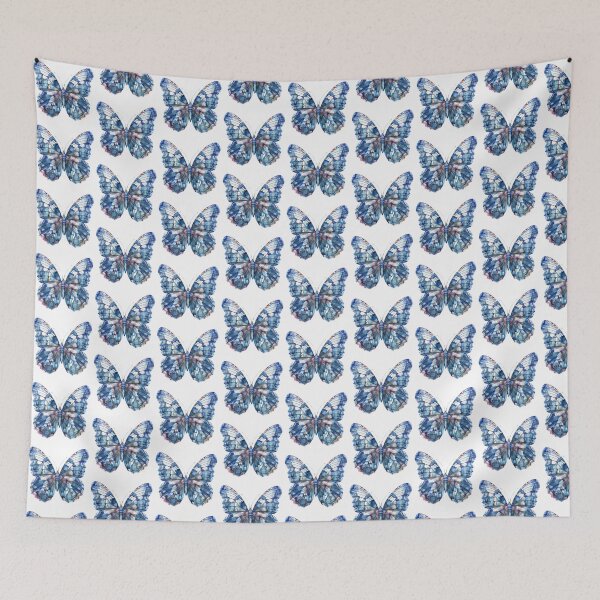 Item preview, Blue Butterfly | Elegant Nature Aesthetic Art designed and sold by Mandayartstudio.