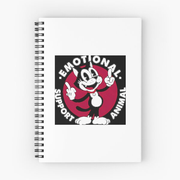 Item preview, Emotional Support Animal - Antisocial Cartoon Cat - Zero Fucks designed and sold by KadenStroman.