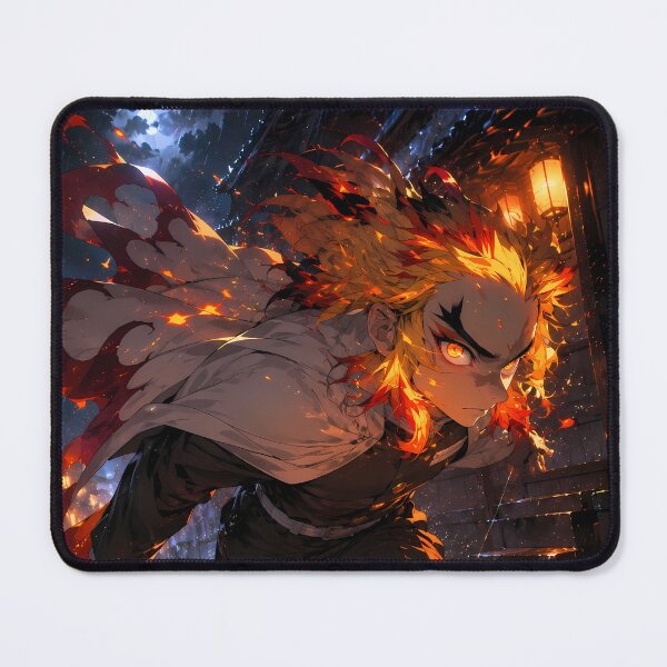 Item preview, Kyojuro Rengoku Demon Slayer Rainy Lantern Pursuit designed and sold by SolenneAzur.