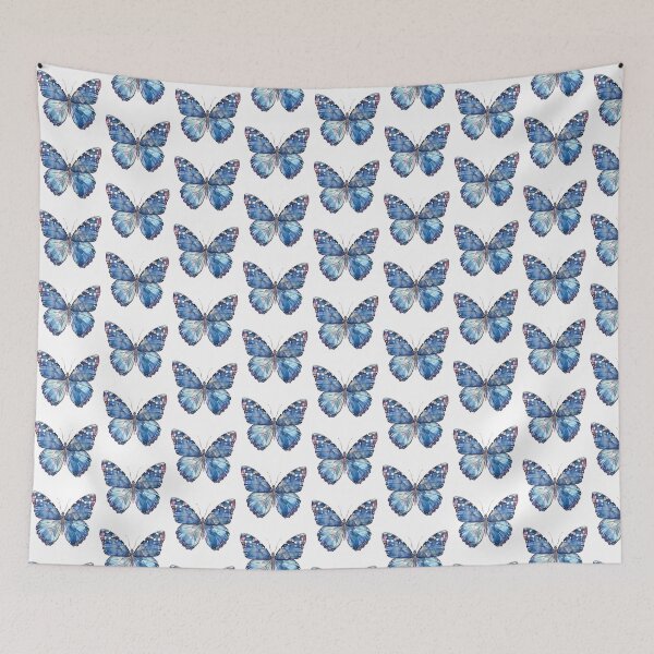 Item preview, Blue Butterfly | Elegant Nature Aesthetic Art designed and sold by Mandayartstudio.