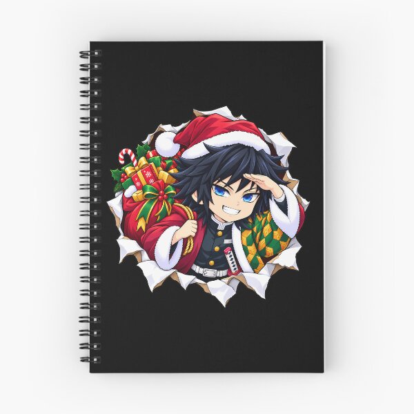 Item preview, Giyu Tomioka Demon Slayer Christmas Torn Paper Gift designed and sold by SolenneAzur.