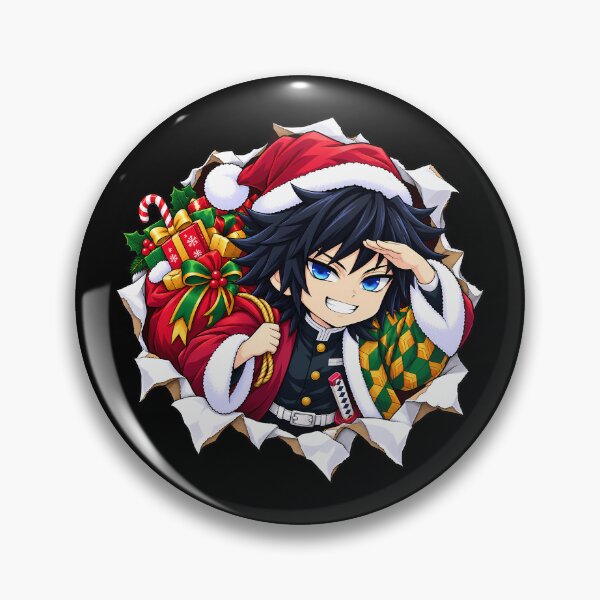 Item preview, Giyu Tomioka Demon Slayer Christmas Torn Paper Gift designed and sold by SolenneAzur.