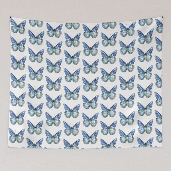 Item preview, Blue Butterfly | Elegant Nature Aesthetic Art designed and sold by Mandayartstudio.