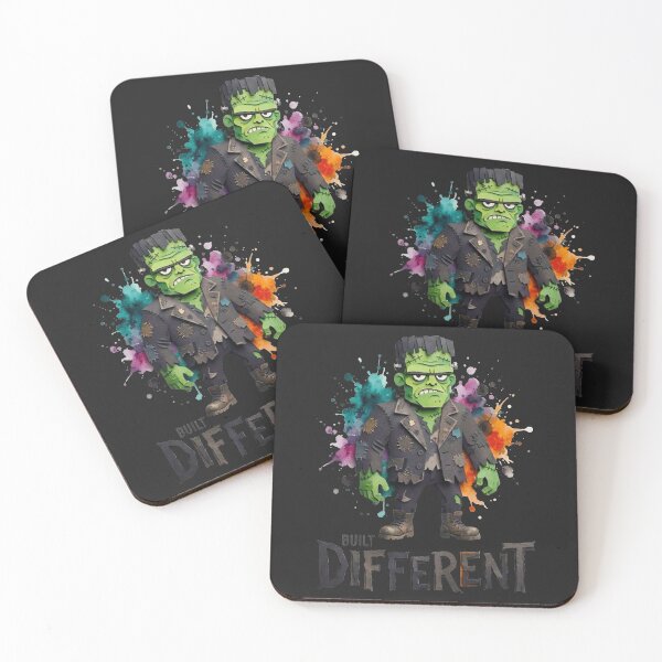 Item preview, Built Different - Funny Frankenstein Monster 3D Papercut Art designed and sold by MT-Hub | Art for Every Soul.