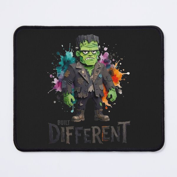 Item preview, Built Different - Funny Frankenstein Monster 3D Papercut Art designed and sold by MT-Hub | Art for Every Soul.