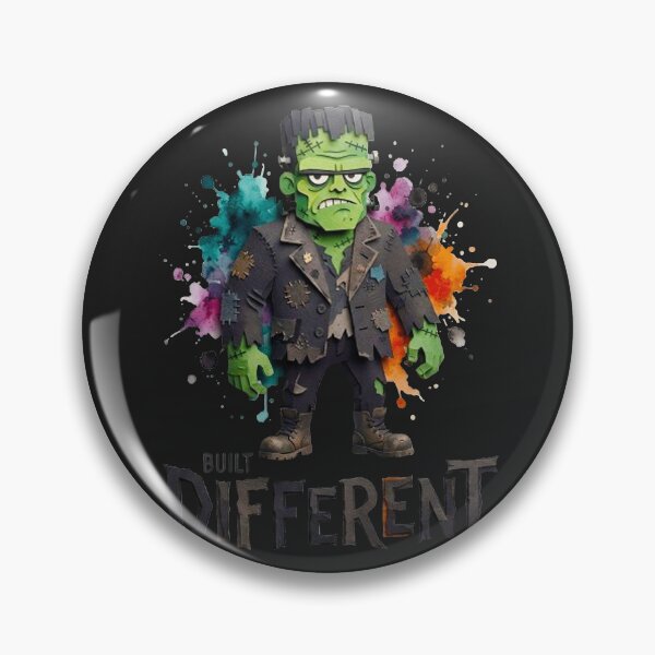 Item preview, Built Different - Funny Frankenstein Monster 3D Papercut Art designed and sold by MT-Hub | Art for Every Soul.