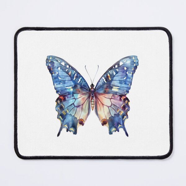 Item preview, Blue Butterfly | Elegant Nature Aesthetic Art designed and sold by Mandayartstudio.