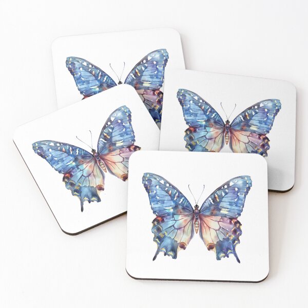 Item preview, Blue Butterfly | Elegant Nature Aesthetic Art designed and sold by Mandayartstudio.