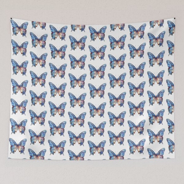 Item preview, Blue Butterfly | Elegant Nature Aesthetic Art designed and sold by Mandayartstudio.